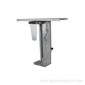 Movable cold rolled steel under desk CPU holder